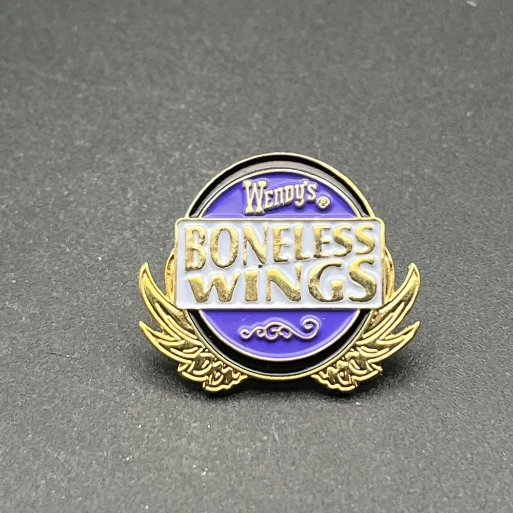 Wendy's Fast Food Restaurant Boneless Wings Employee‎ Lapel Hat Pin